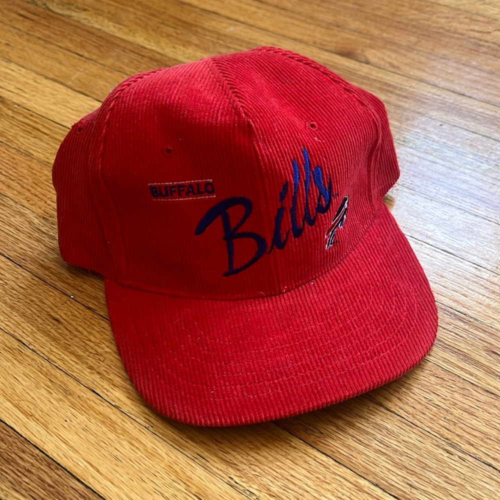 Vintage Buffalo Bills Corduroy Snapback / NFL / 80s / 90s